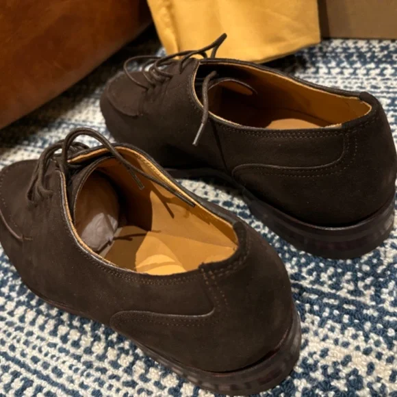 Meermin Chocolate Suede NST (8.5) (NEW) 101484 - BROWN SUEDE - E – Meermin Shoes - North America main image 2